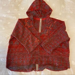 Free People oversized hooded sweater size M